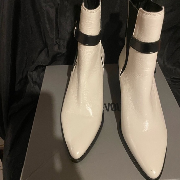 Zadig and Voltaire‎ Tyler Cecilia Vintage White Patent Leather boot size 6 - Picture 10 of 12